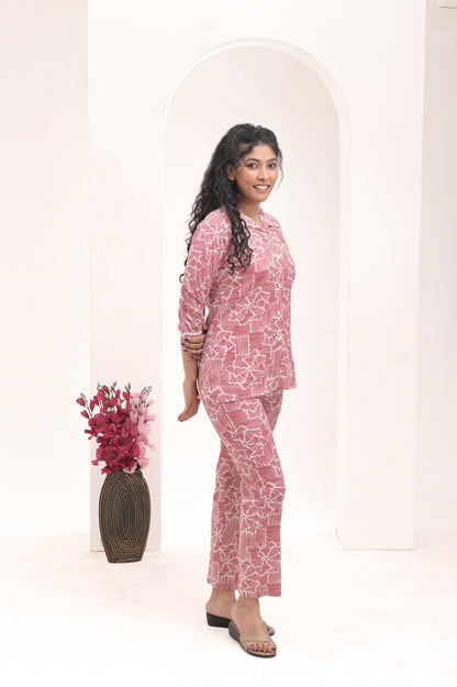 Pink Co ord Set For Women By Divrano