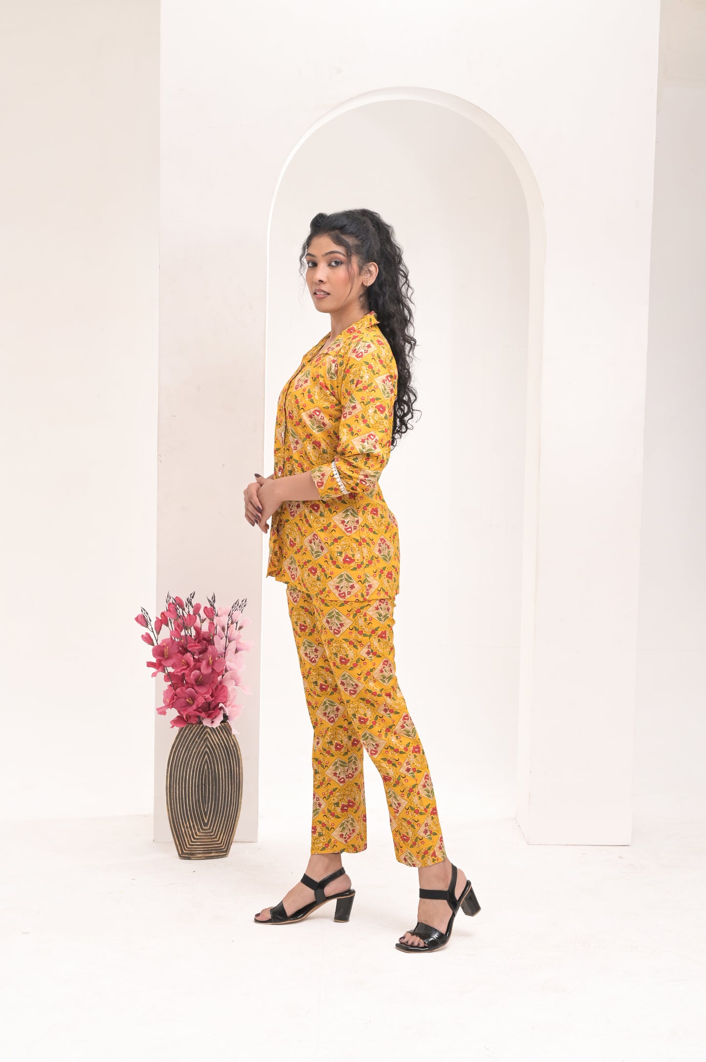 Premium Yellow Co Ord Set For Women