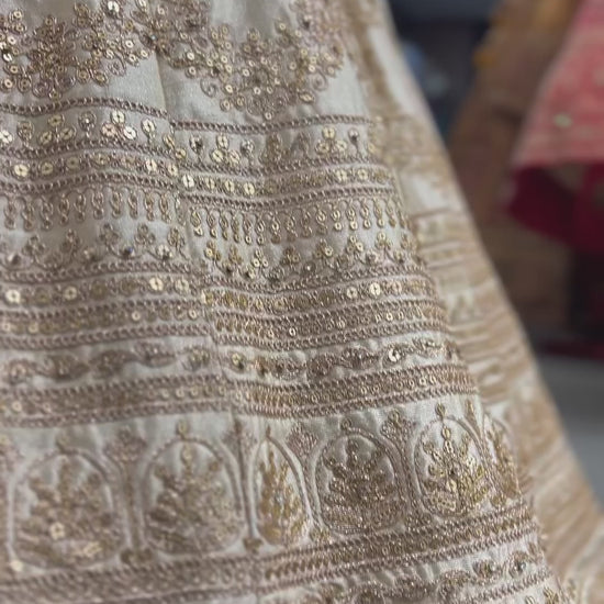 Designer-Inspired Ivory Lehenga – Where Dreams Meet Elegance