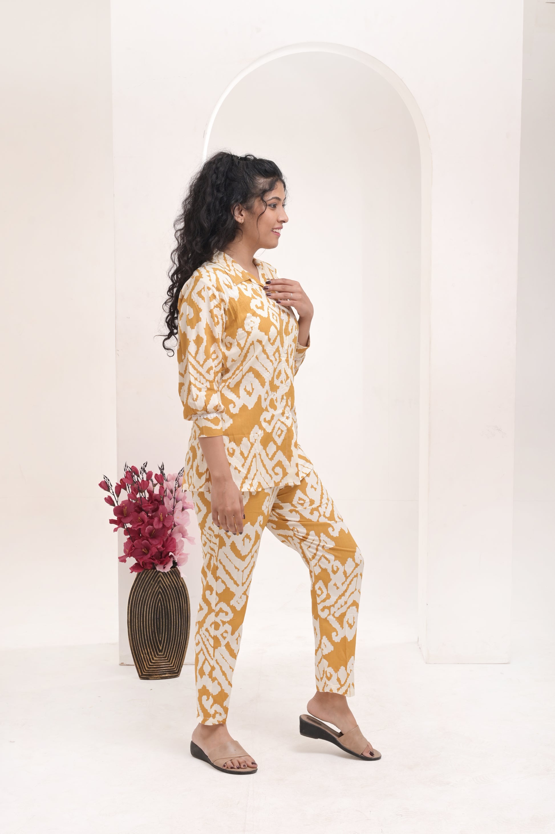 Women’s Printed Rayon Co-ord Set – Comfortable and Versatile 